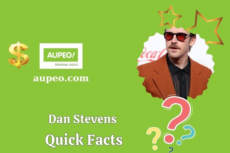 Dan Stevens's quick facts