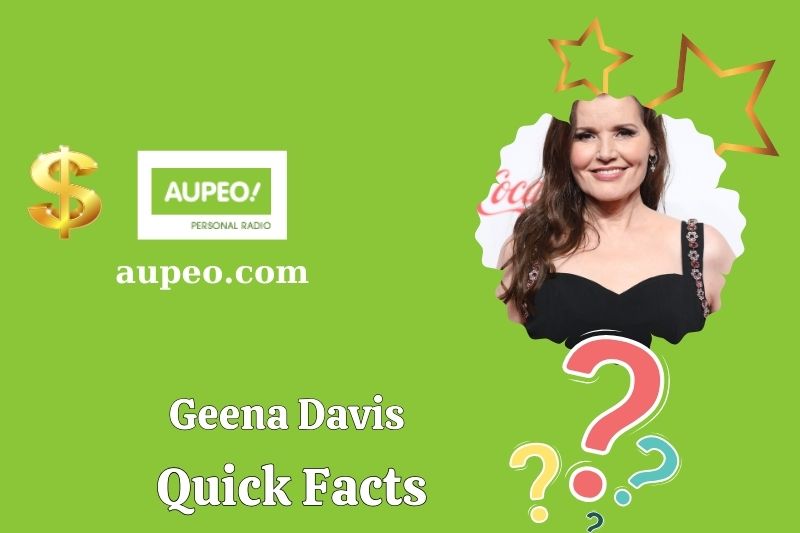 Geena davis fast facts