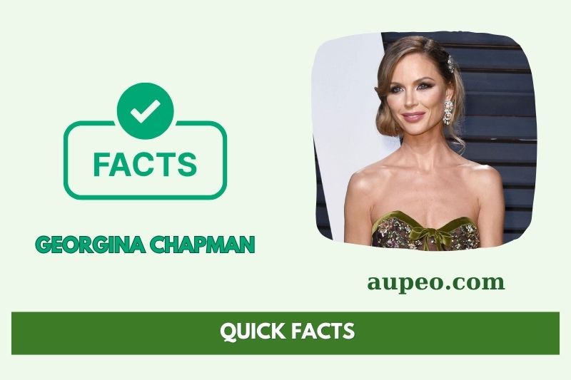 Giorgina Chapman's quick facts