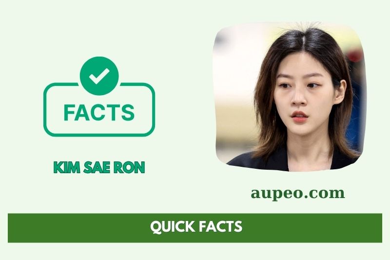 Kim Sae Ron Fast Facts