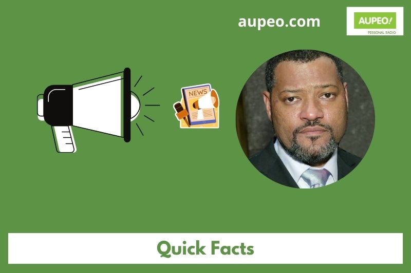 Laurence Fishburne Fast Facts