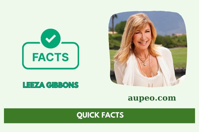 Leeza Gibbons Fast Facts