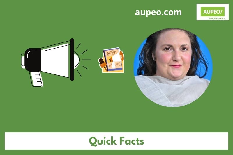 Lena Danham's quick facts
