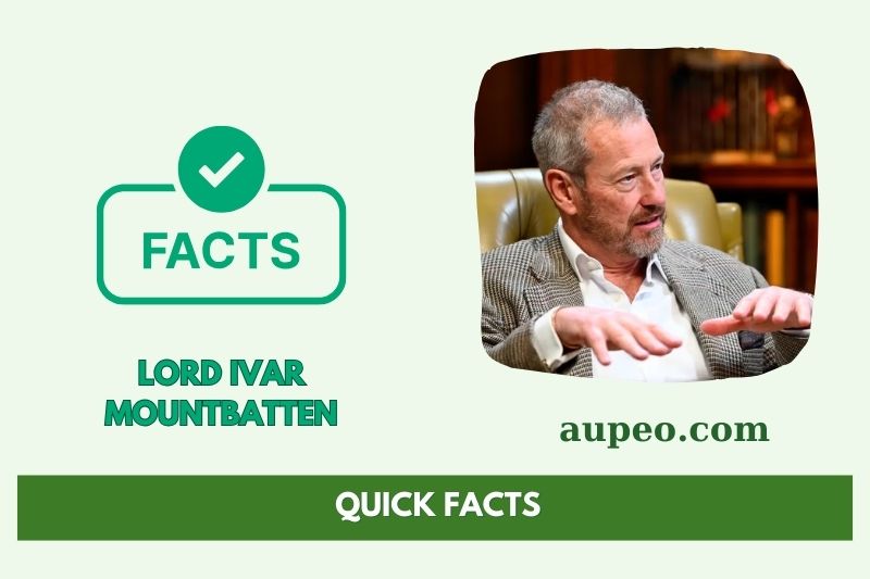 Lord Ivar Mountbatten Quick Facts