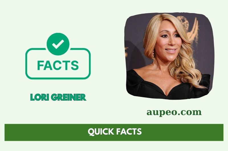 Lori griner's quick facts