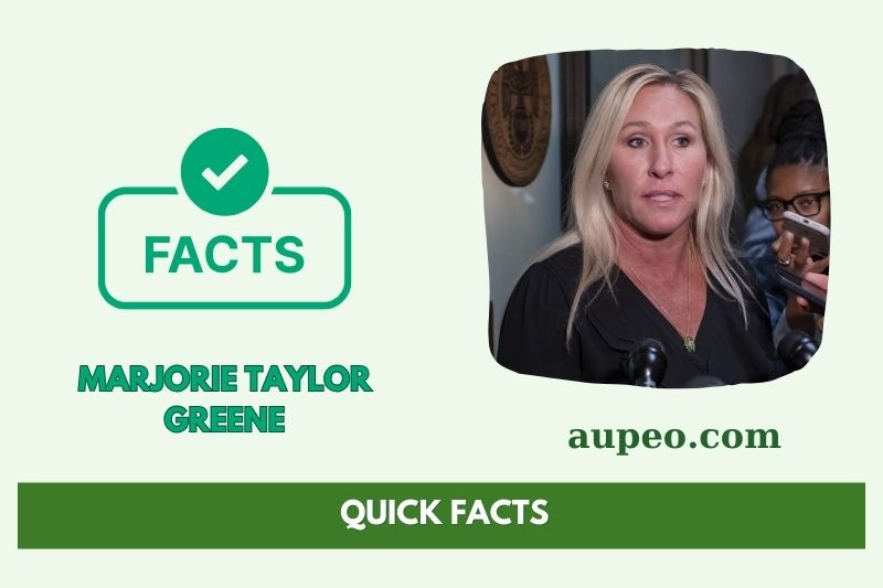 Marjorie Taylor Greene Fast Facts