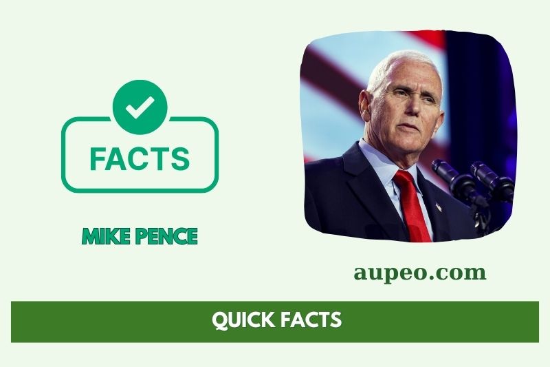 Fast facts of Mike Pence