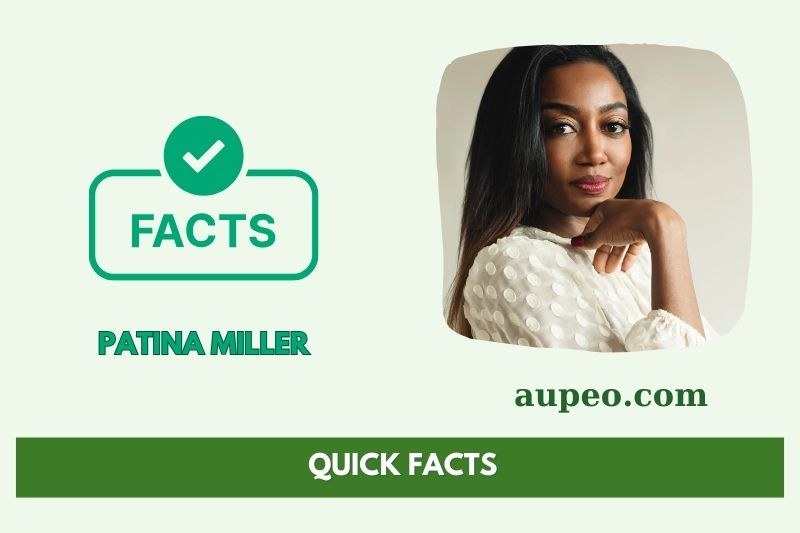 Patina Miller Fast Facts