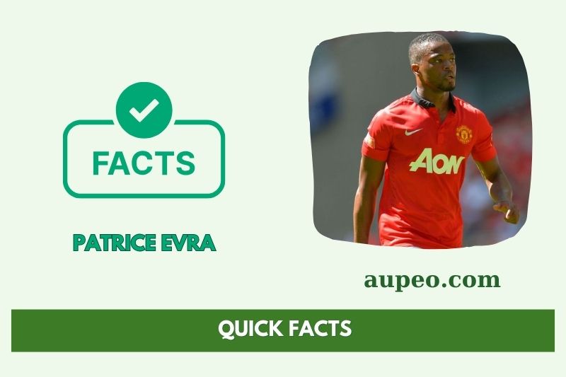 Patrice Evra Fast Facts