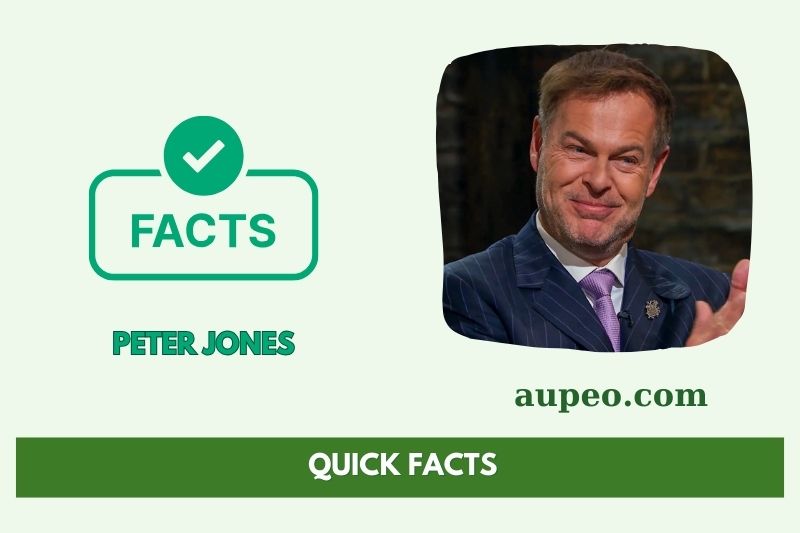 Peter Jones Rapid Facts
