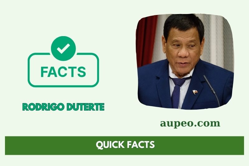 Rodrigo Duttert's Quick Facts