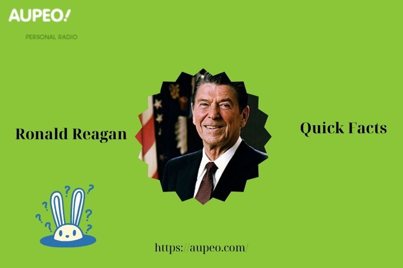 Ronald Reagan's quick facts