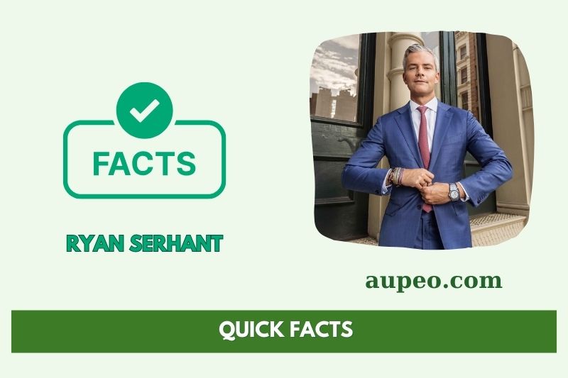 Ryan Serhant Fast Facts