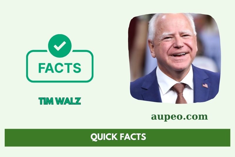 Tim Walz's fastest facts