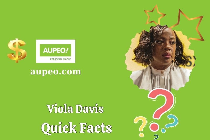 Viola Davis Quick Facts
