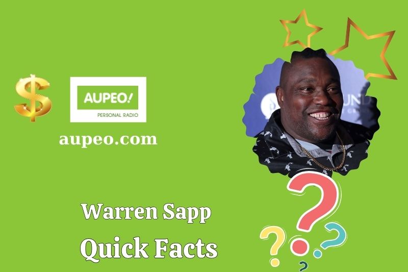 WARREN SAPP Quick Facts