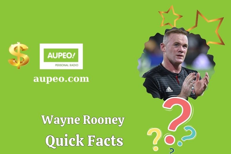 Wayne Rooney Fast Facts
