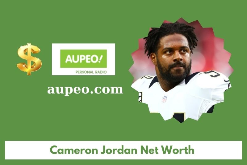How much does Cameron Jordan's net value in 2025