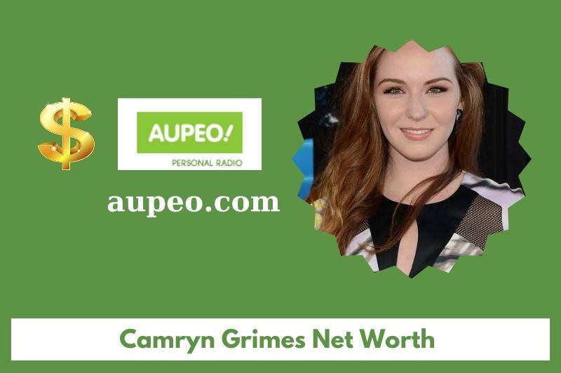 What is the net value of Camryn Grimes in 2025
