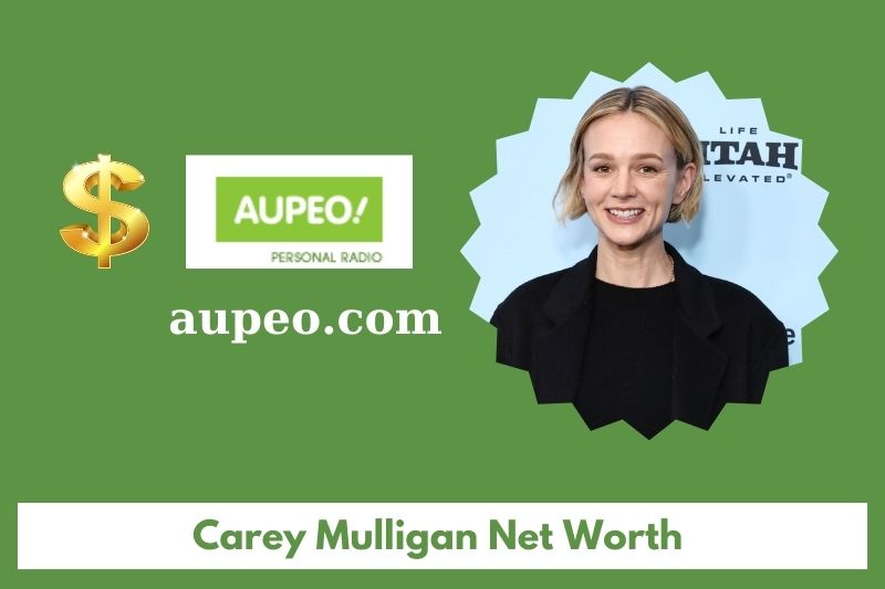 What is the net value of Kerry Mulligan in 2025