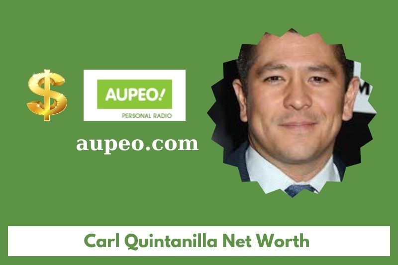 What is the net value of Carl Quintanilla in 2025