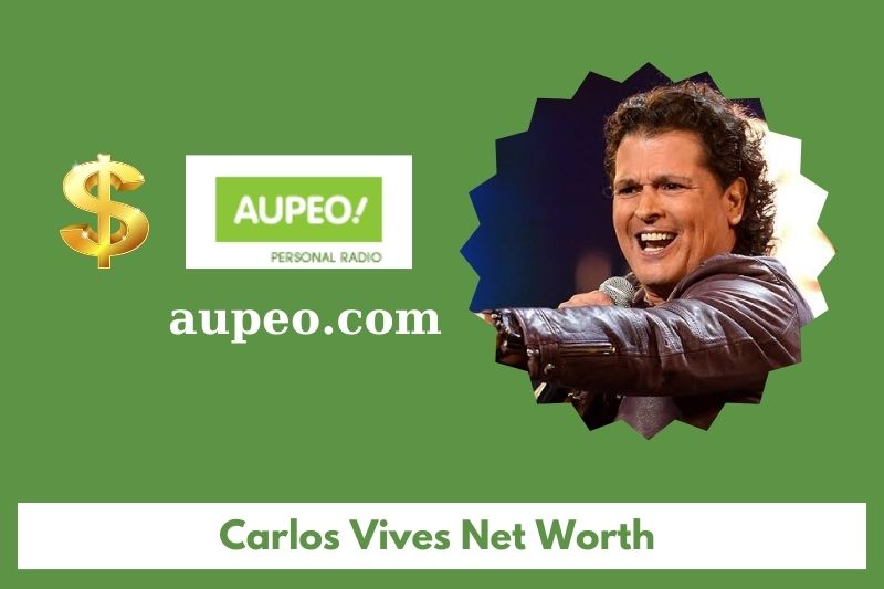 What is the net value of Carlos Vives in 2025
