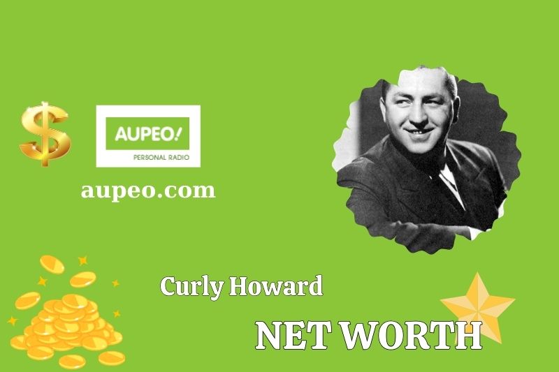 What is the net value of Curly Howard in 2025