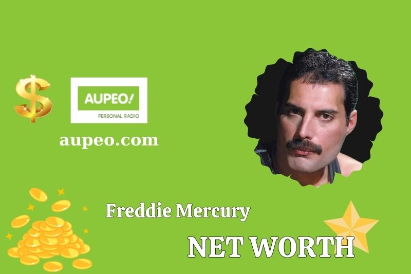 What is Freddie Mercury's net value in 2025