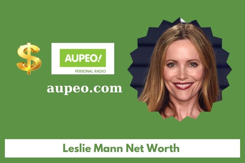 What is Leslie Mann's net value in 2025