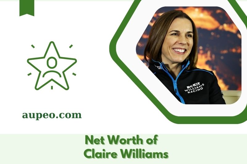 What is Claire Williams' net value in 2025