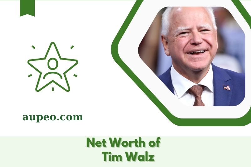 What is Tim Walz's net value in 2025
